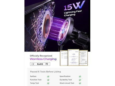 15W MagSafe Car Mount Charger