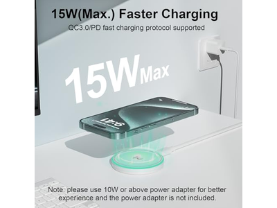 2Pack 15W Magnetic Wireless Charger