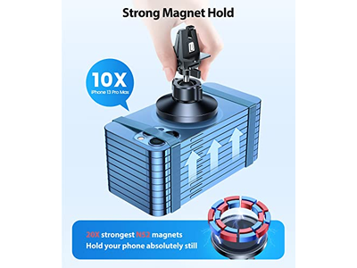 360 Adjustable Magnetic Car Phone Holder Mount