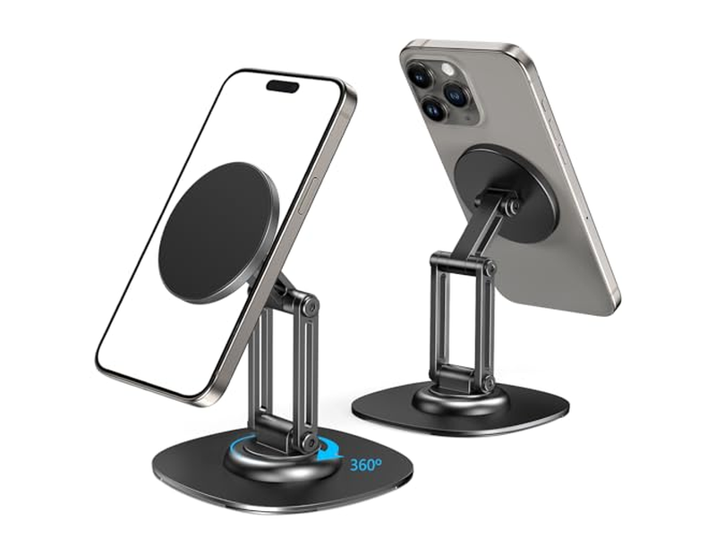 360 Rotating Metal Base Foldable Cell Phone Stand