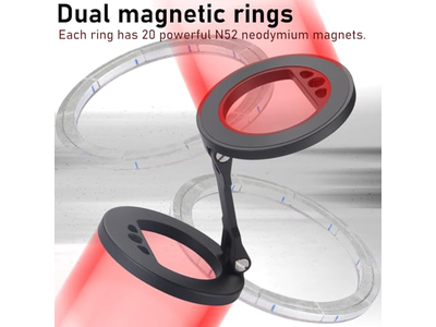 Double Magnetic Ring Phone Holder