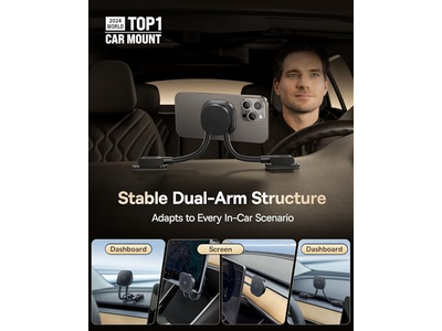 Dual Arm Adjustable Magnetic Phone Holder