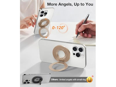 Dual-Ring Fit for MagSafe Phone Grip Ring Holder