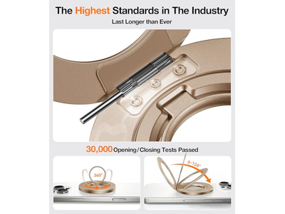 Dual-Ring Fit for MagSafe Phone Grip Ring Holder