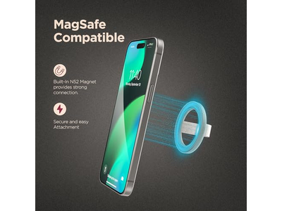 Magnetic Phone Grip Holder with Silicone Finger Loop Ring