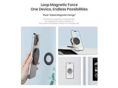 Magnetic Phone Grip Stand Compatible with MagSafe