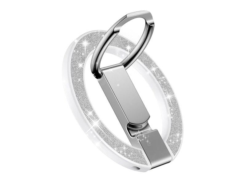 Magnetic Phone Stand with Ring Holder and Adjustable Kickstand