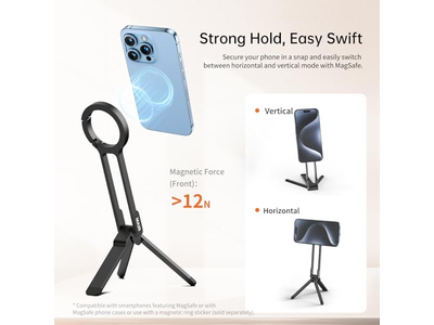 Magnetic Phone Tripod Stand for iPhone