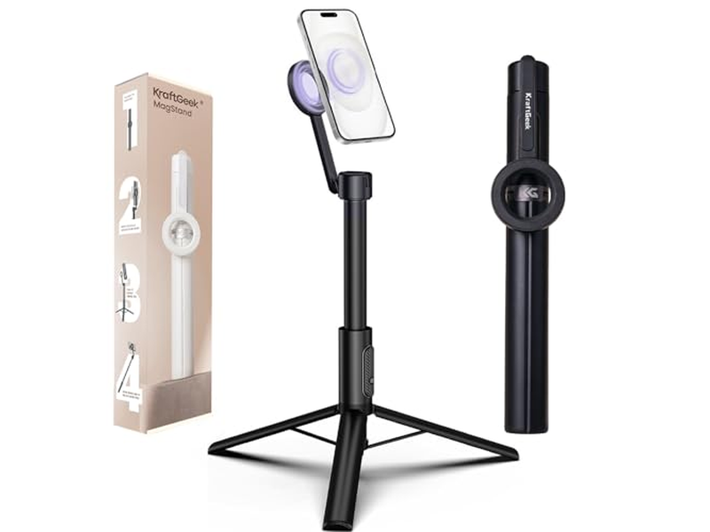 Magnetic Tripod for iPhone, 64 Selfie Stick for iPhone Magsafe