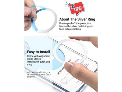 Magnetic Wireless Charging MagSafe Sticker