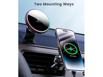 Magsafe Car Mount Charger 15W Wireless Car Charger