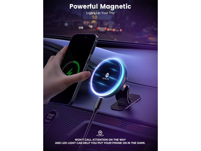 Magsafe Car Mount Charger 15W Wireless Car Charger