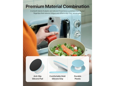 MagSafe Phone Grip, Soft Silicone Magnetic Finger Grip