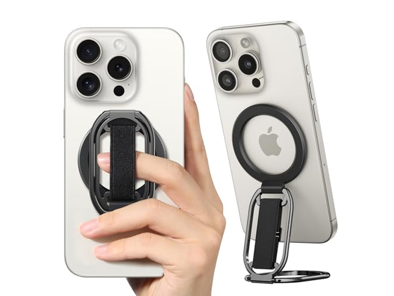 MagSafe Phone Grip and Kickstand with Finger Loop 4-in-1 Holder