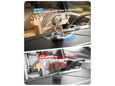Metal 360 Adjustable Vacuum Suction Cup Phone Mount