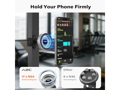 Phone Holder for Peloton Bike Treadmill Stroller Phone Holder