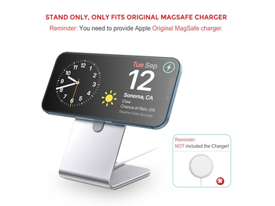Stand for MagSafe Charger CreaDream Aluminum Stand Holder