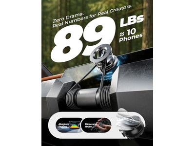 Suction Cup Phone Mount, Vacuum Magnetic Phone Holder