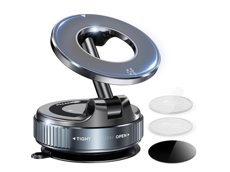 Suction Cup Phone Mount with Washable Nano Gel Pads