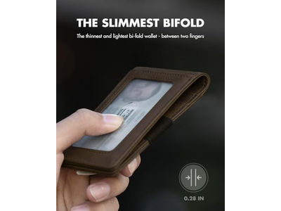 3 in 1 MagSafe Wallet- Slim Bifold Money Clip - Card Holder - Cash Str