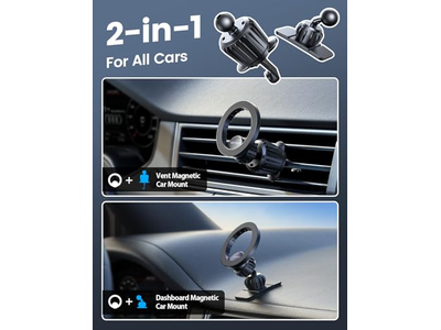 Car Dashboard Vent Car Phone Holder fits Magsafe Phone case