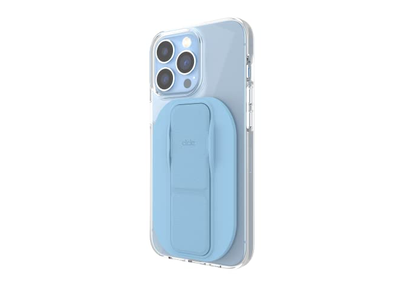 Compact Mobile Cell Phone Grip Holder with Magnetic Kickstand Light B