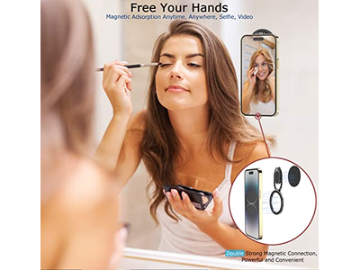 Double Adjustable Gym Finger Ring Grip and Stand