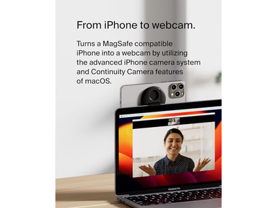 iPhone MagSafe Camera Mount for MacBook, iPhone Continuity Camera Mount