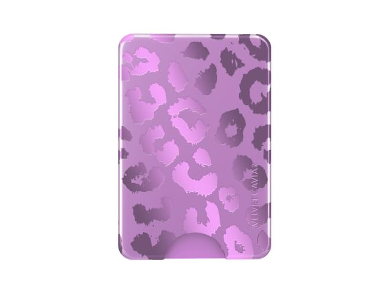 Magnetic Card Holder Wallet for iPhone 12-13-14-15 - Amethyst Purple L