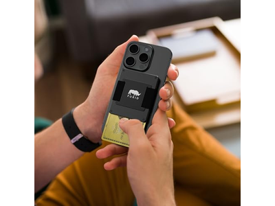 Magnetic Card-Wallet with Cash Strap for iPhone Series Minimalist Des