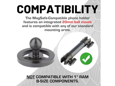 Magnetic Cell Phone Holder Compatible with MagSafe