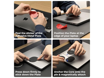 Magnetic Mount Phone Holder Stand for Computers and Tablets