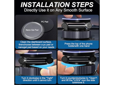 Magnetic Phone Charging Holder for Car