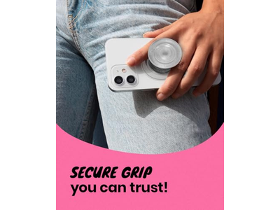 Magnetic Phone Grip - MagSafe Compatible Translucent Slim Lightweig