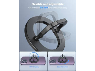 Magnetic Phone Grip and Ring Holder Compatible with MagSafe Accessorie