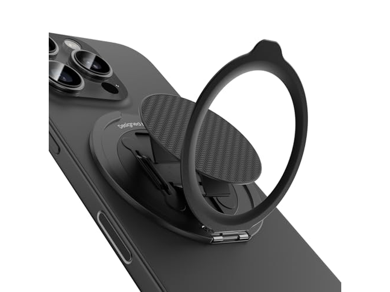 Magnetic Phone Grip and Stand with 360degree Rotation for Smartphones