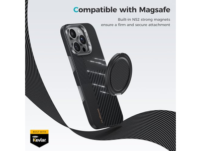 Magnetic Phone Grip and Stand with 360degree Rotation for Smartphones