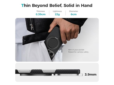 Magnetic Phone Grip and Stand with 360degree Rotation for Smartphones