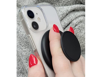 Magnetic Phone Grip for MagSafe and Compatible Cases with Kickstand