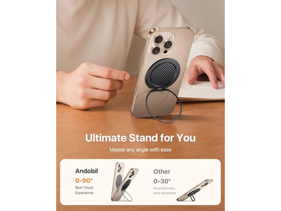 Magnetic Phone Grip for MagSafe Phone Ring Holder