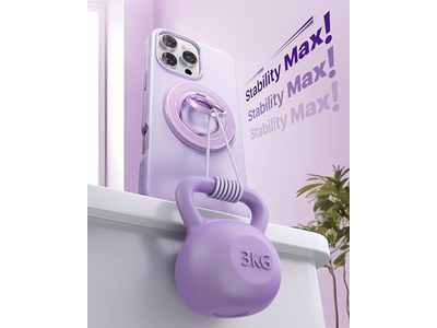 Magnetic Phone Grip for MagSafe with Rotatable Two-Sided Magnet Holder