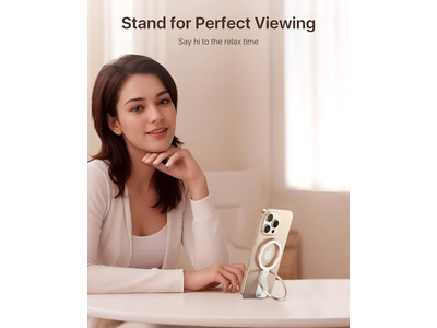 Magnetic Phone Grip Holder and Kickstand for MagSafe Compatible Device