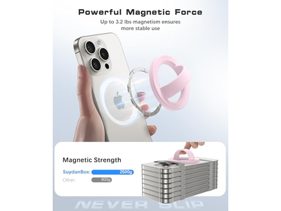 Magnetic Phone Grip Removable Loop Grip