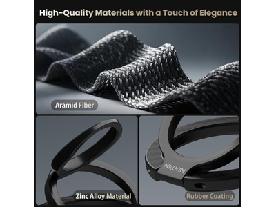 Magnetic Phone Grip Ring Stand with Removable Holder and Adapter 360degree