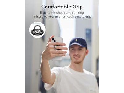 Magnetic Phone Grip with 2-Way Adjustable Stand