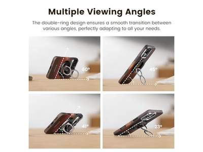 Magnetic Phone Grip with 360 Degree Rotation Compatible with iPhone