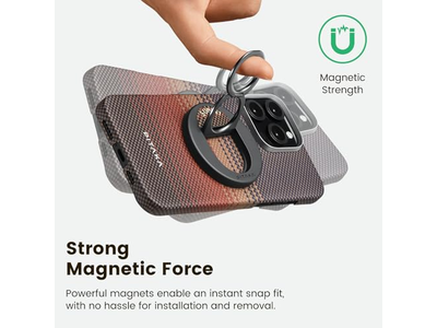Magnetic Phone Grip with 360 Degree Rotation Compatible with iPhone