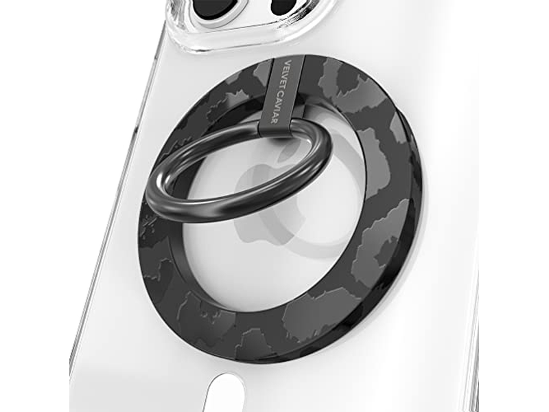 Magnetic Phone Grip with Adjustable Stand - Removable Accessories for