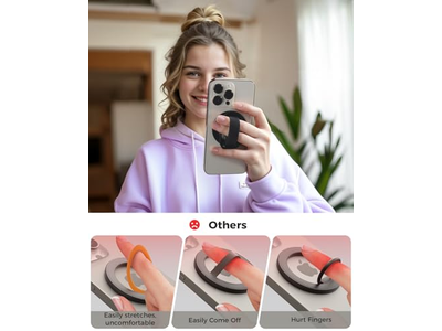 Magnetic Phone Grip with MagSafe Strap