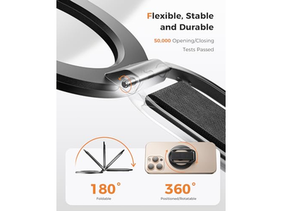 Magnetic Phone Grip with MagSafe Strap